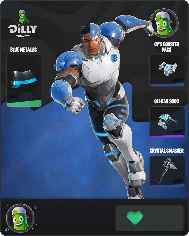 Cyborg Fortnite combo