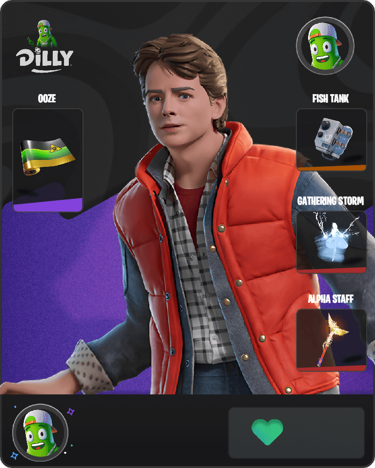 Marty McFly Fortnite combo