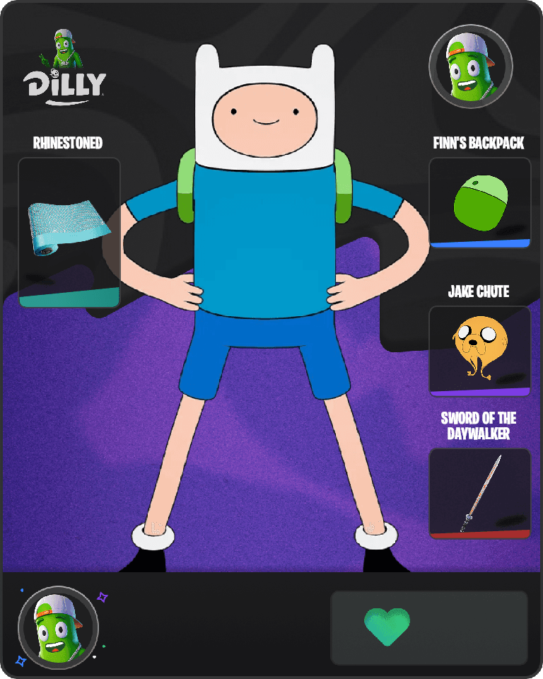 Finn the Human Fortnite combo