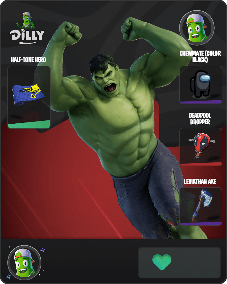 Hulk Fortnite combo