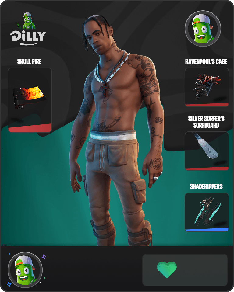 Travis Scott Fortnite combo