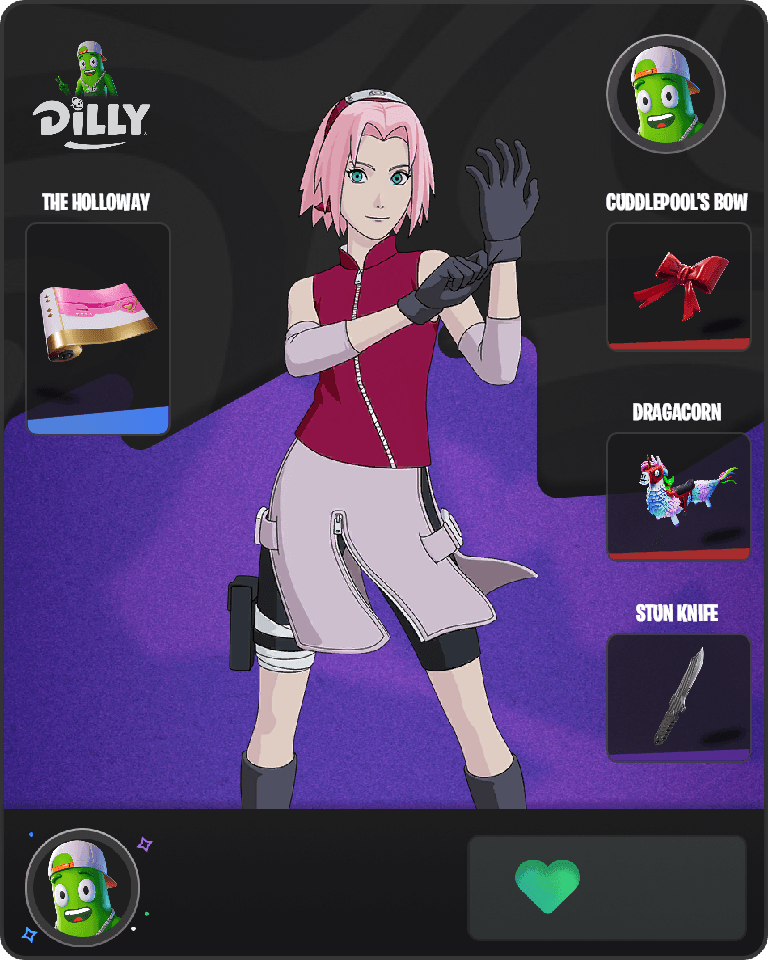 Sakura Haruno Fortnite combo