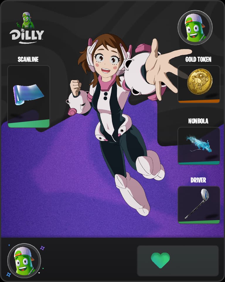 Ochaco Uraraka Fortnite skin combo