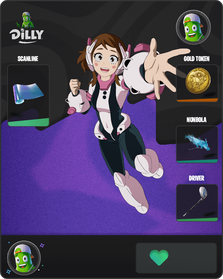 Ochaco Uraraka Fortnite combo