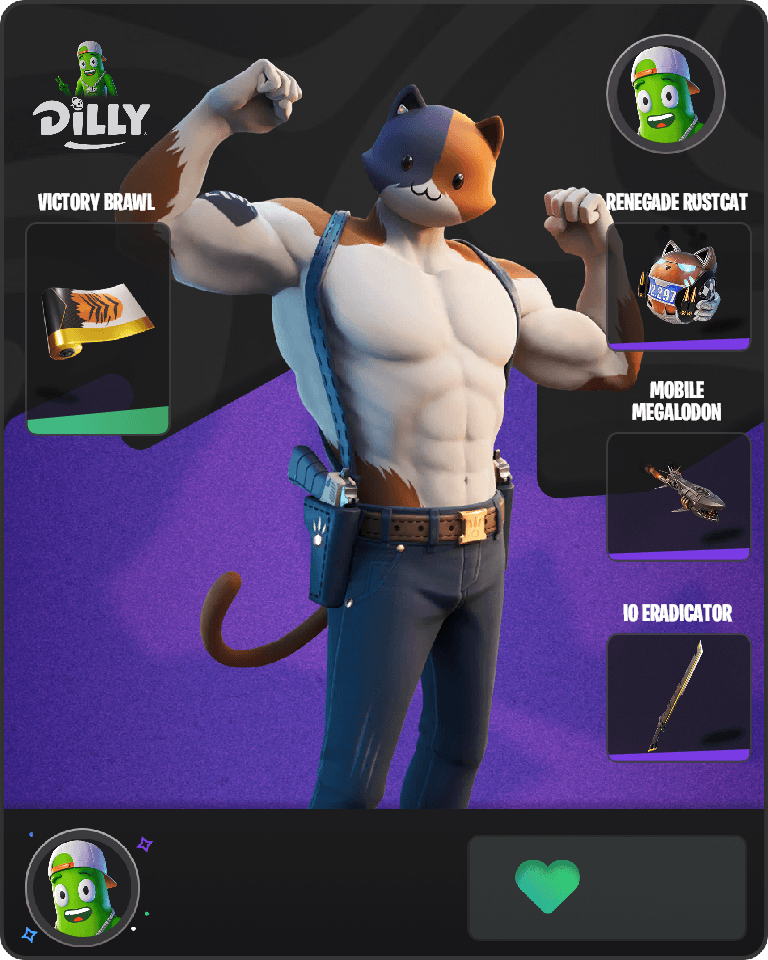 Meowscles Fortnite combo