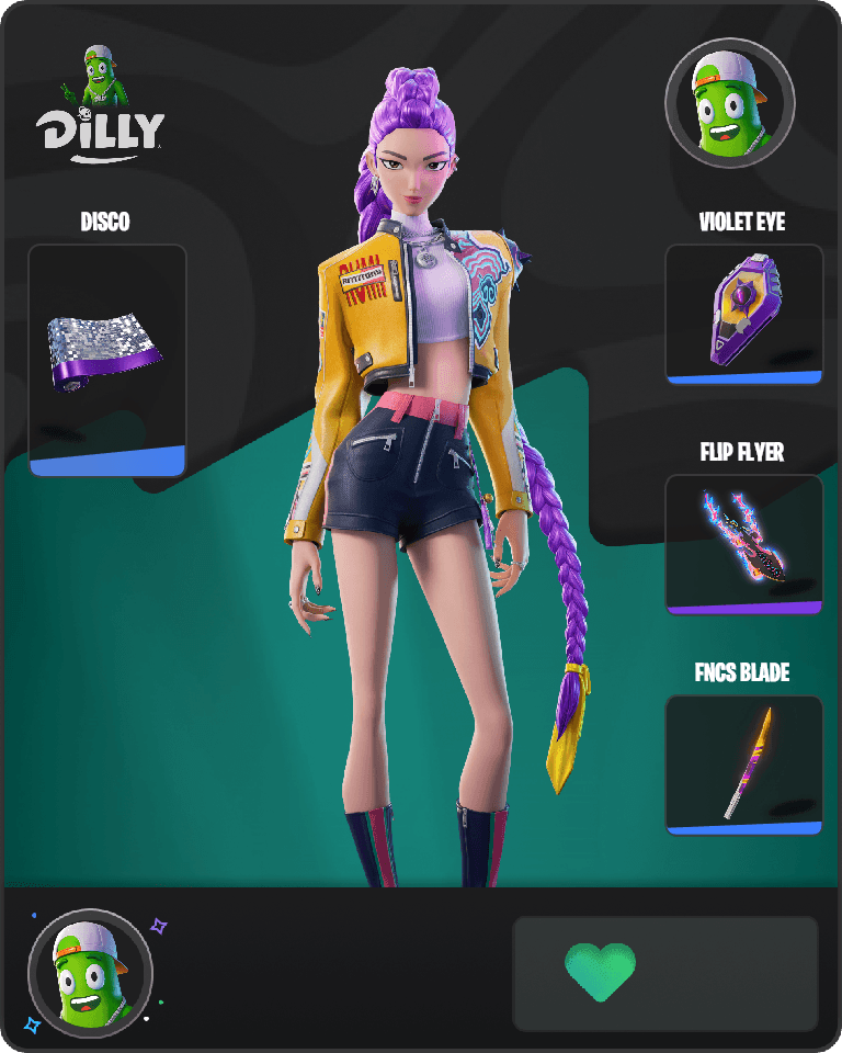 Rumi (HUNTR/X) Fortnite combo