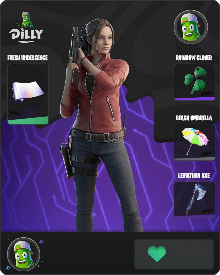 Claire Redfield Fortnite combo