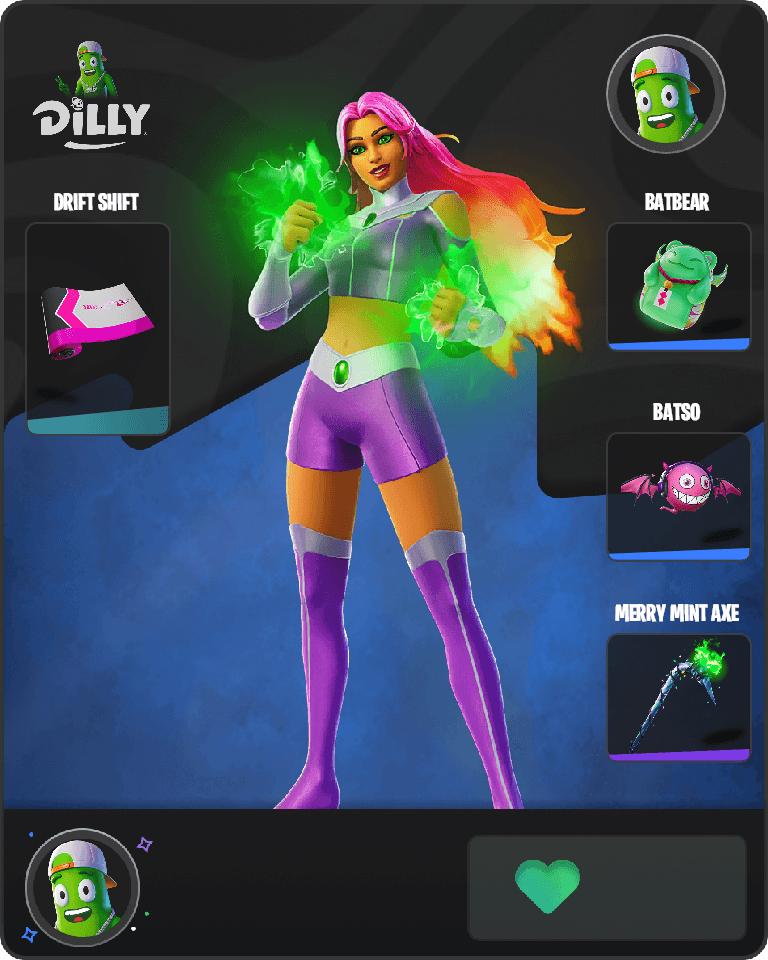 Starfire Fortnite combo