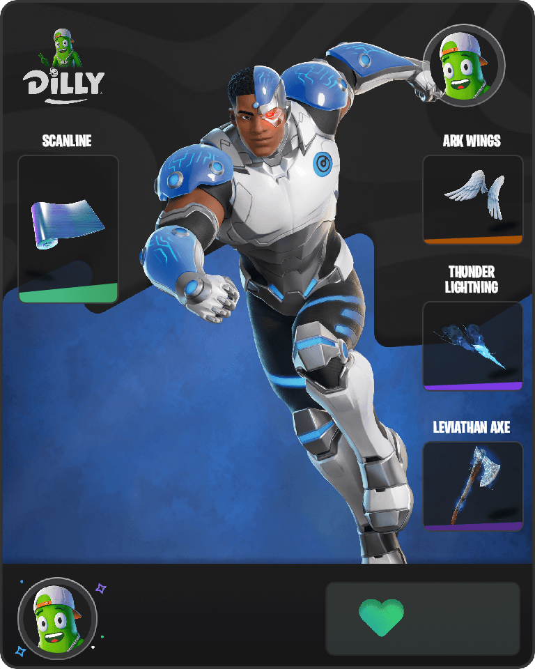 Cyborg Fortnite combo