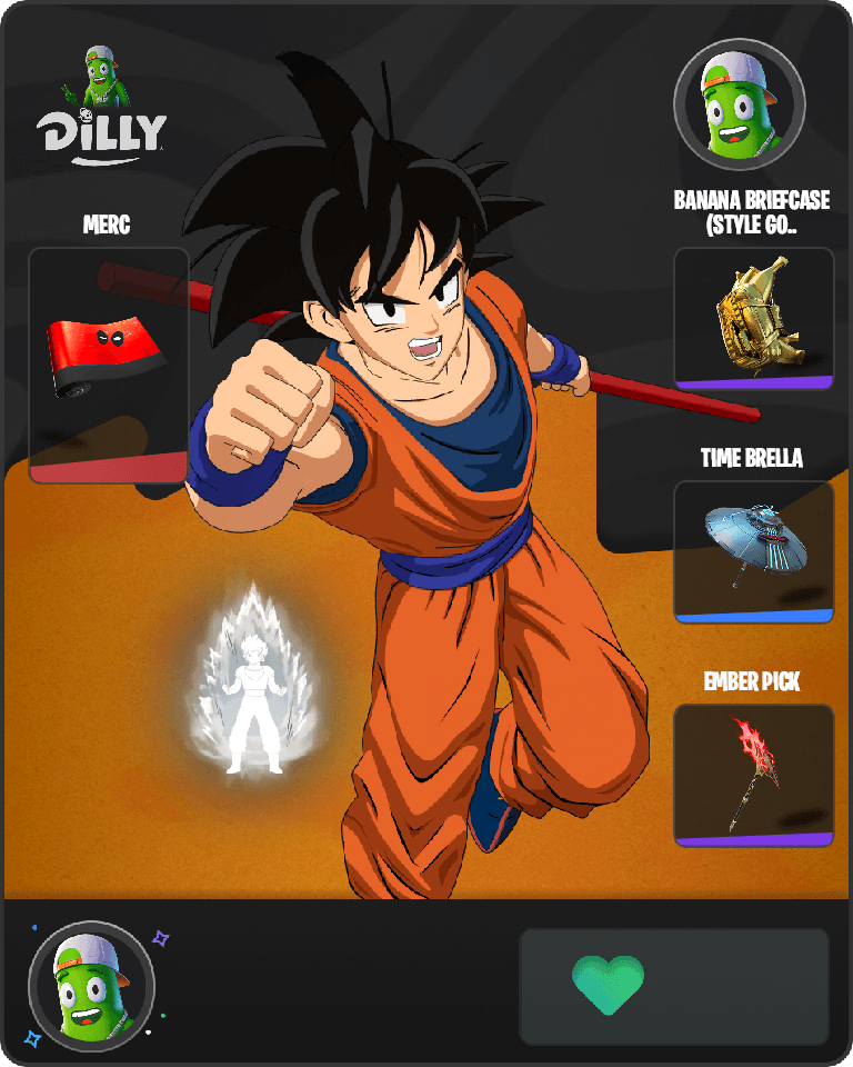Son Goku Fortnite combo