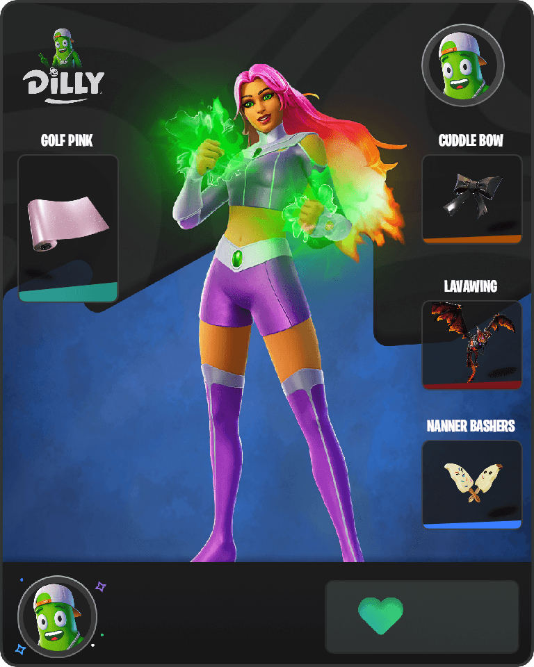 Starfire Fortnite combo