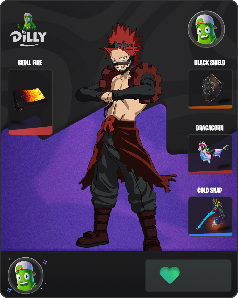 Eijiro Kirishima Fortnite combo