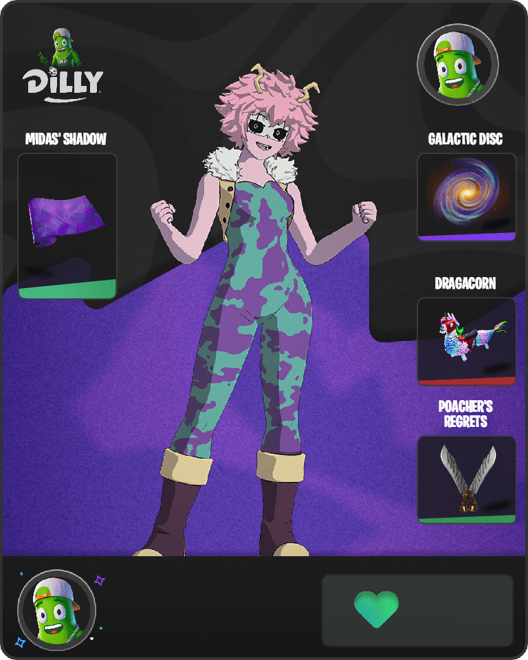 Mina Ashido Fortnite combo