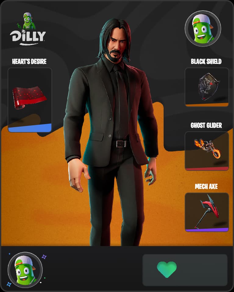 John Wick Fortnite skin combo
