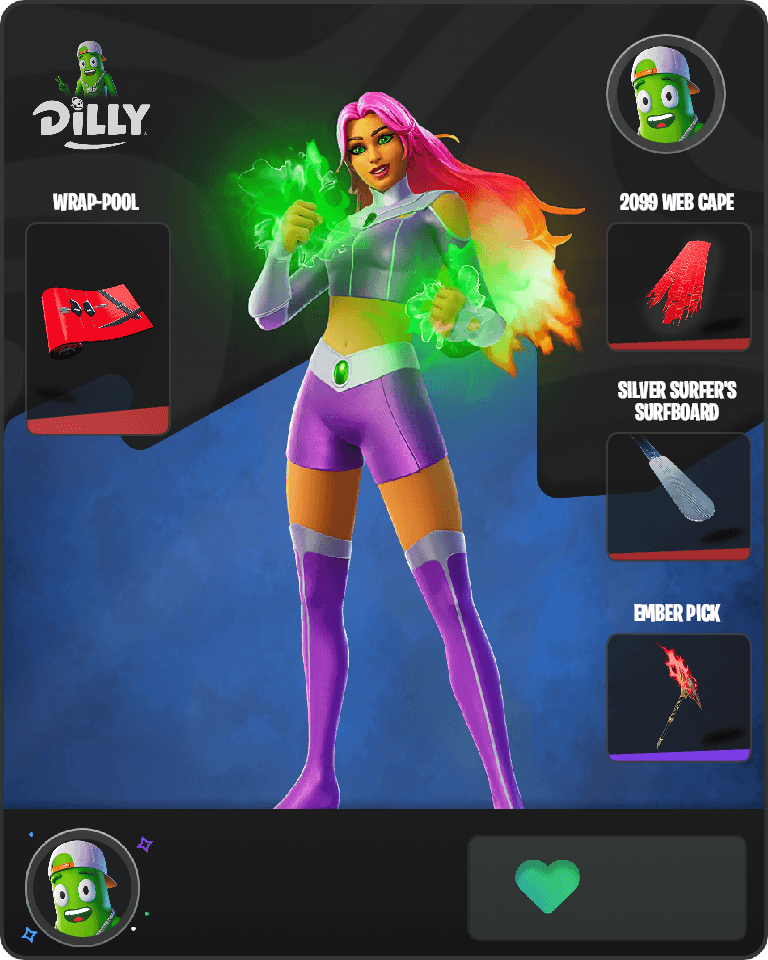 Starfire Fortnite combo