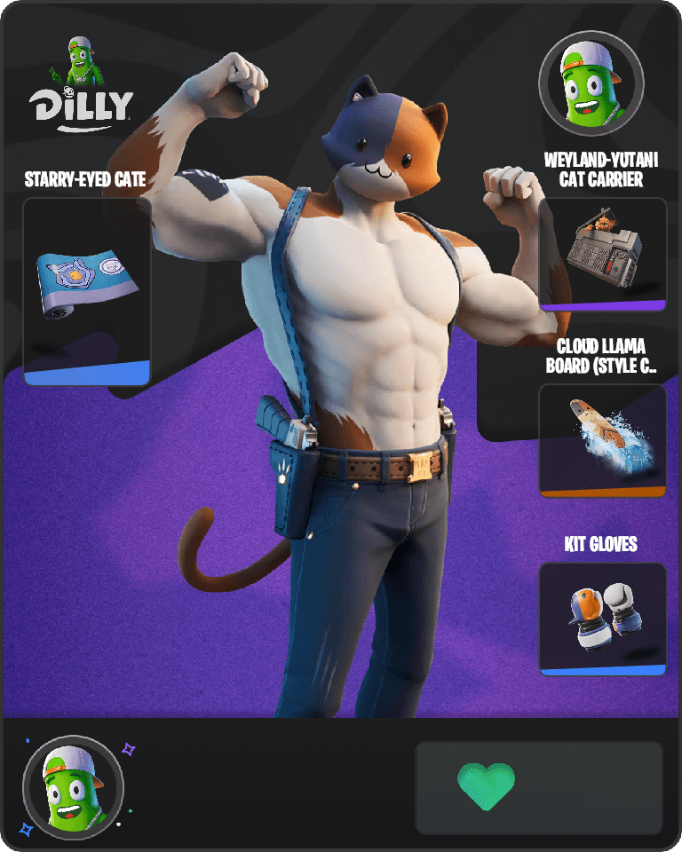 Meowscles Fortnite combo