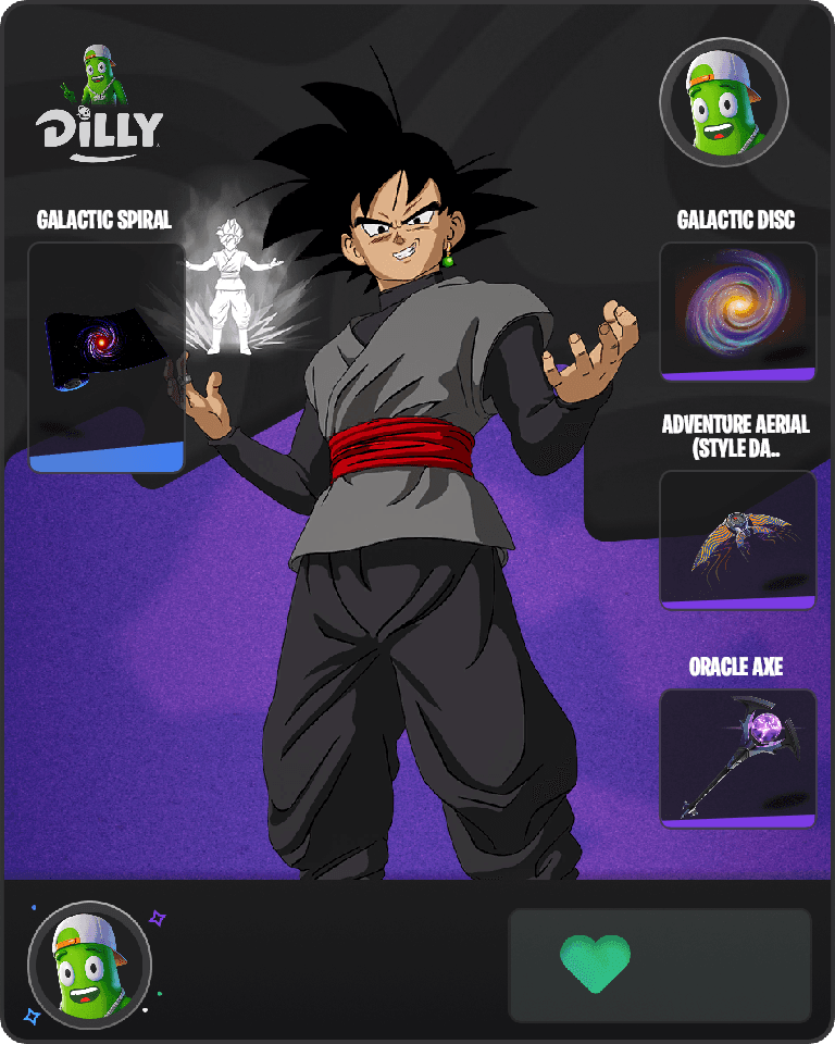 Goku Black Fortnite combo