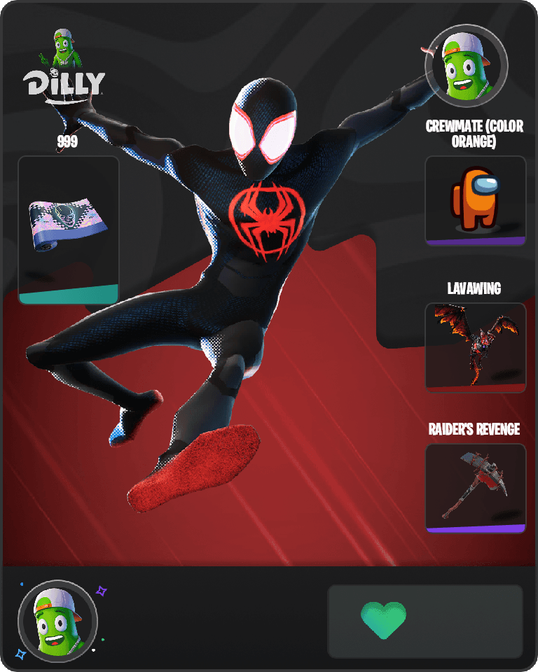 Spider-Man (Miles Morales) Fortnite combo