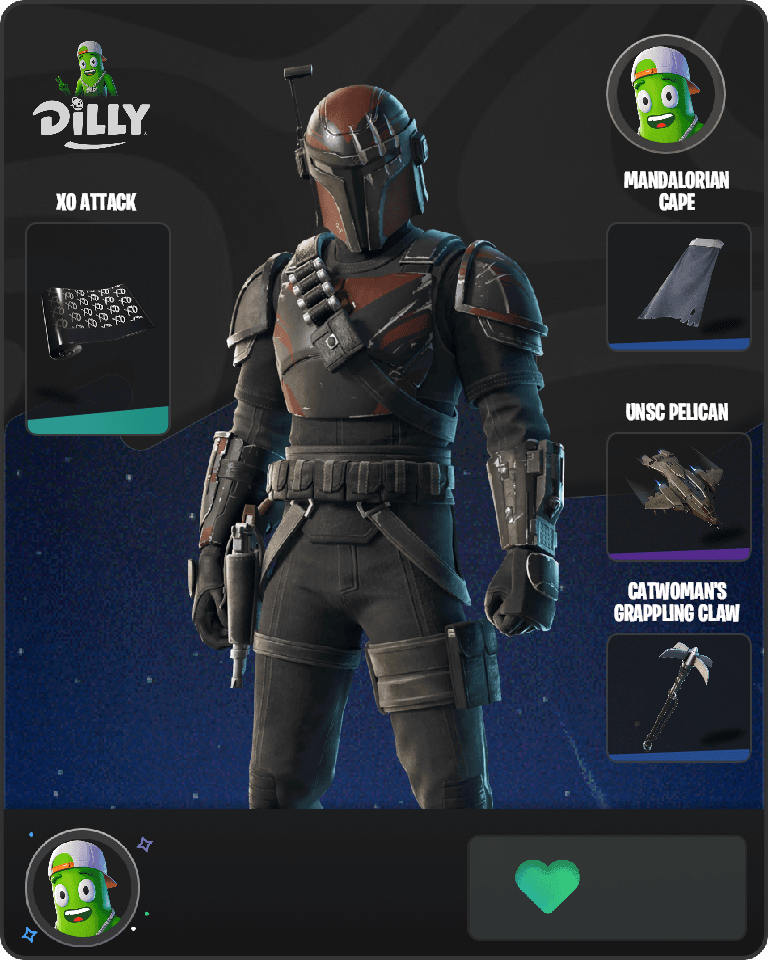 Mandalorian Warrior Fortnite combo