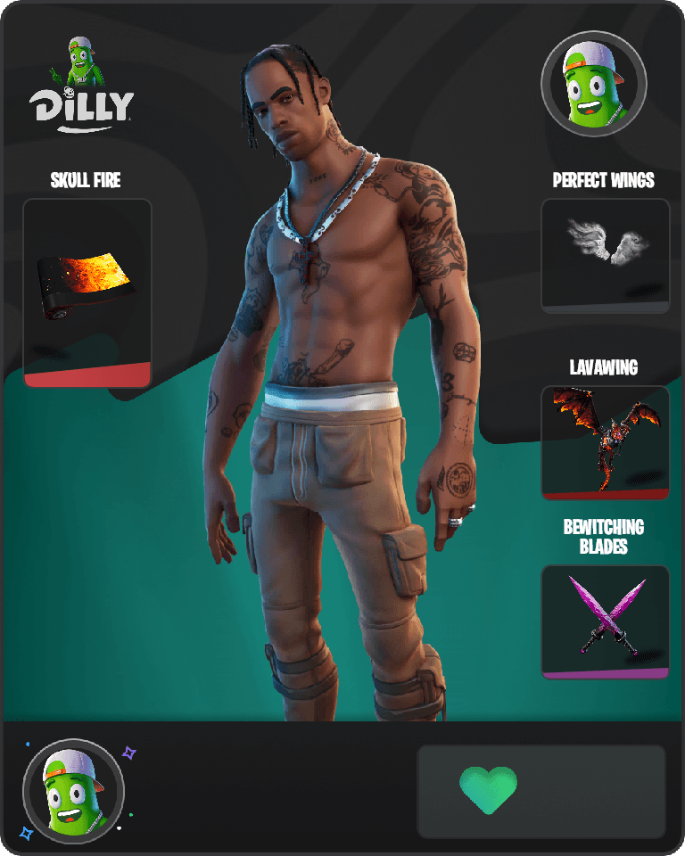 Travis Scott Fortnite combo