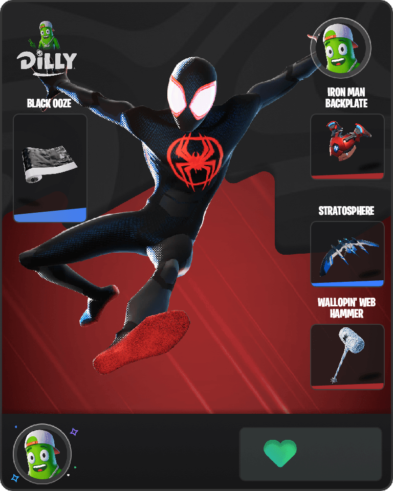 Spider-Man (Miles Morales) Fortnite combo