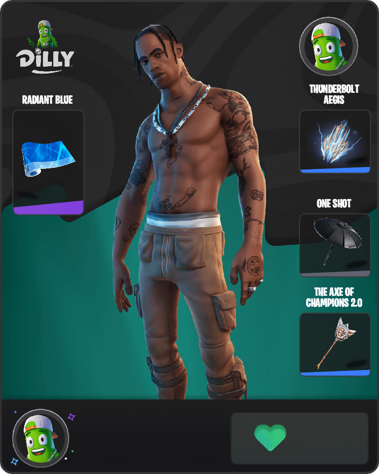 Travis Scott Fortnite combo