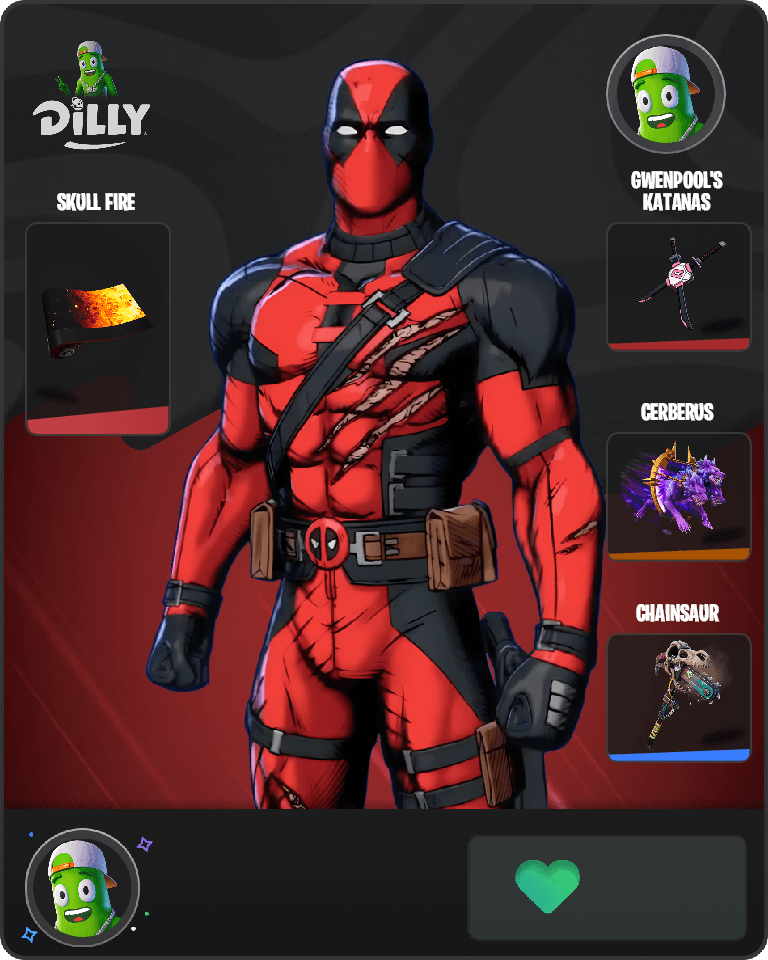 Deadpool (Pen & Ink) Fortnite combo