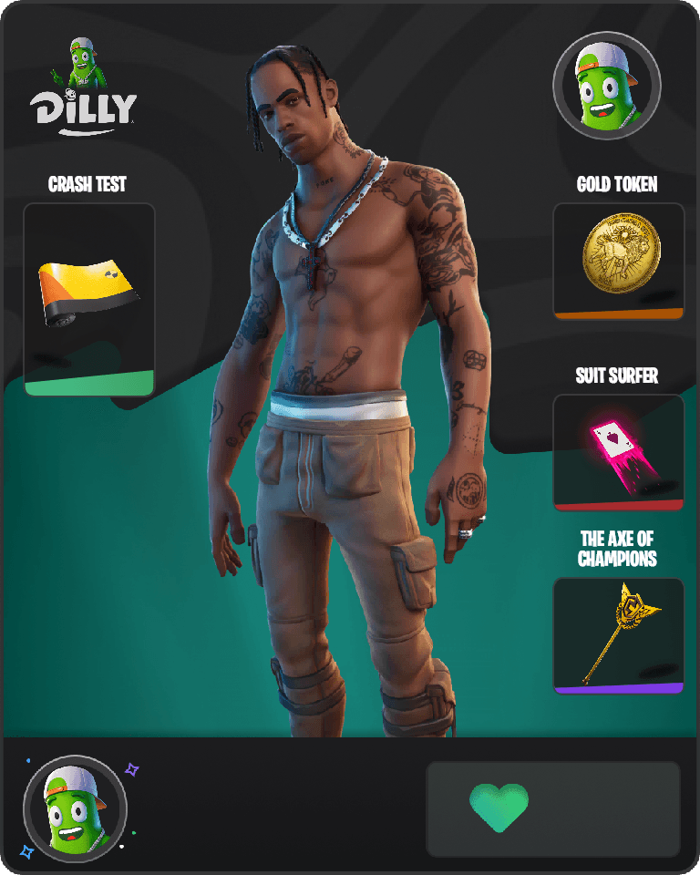 Travis Scott Fortnite combo
