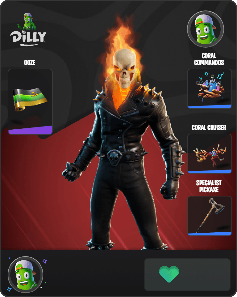 Ghost Rider Fortnite combo