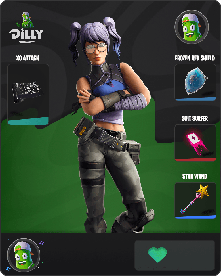Crystal Fortnite combo