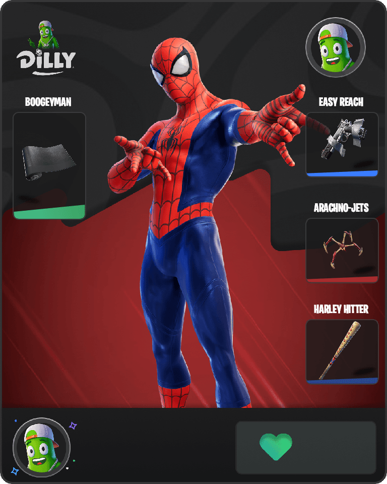 Spider-Man Fortnite combo