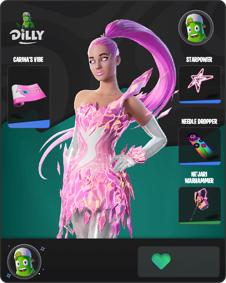 Rosy Rift Goddess Ariana Fortnite combo