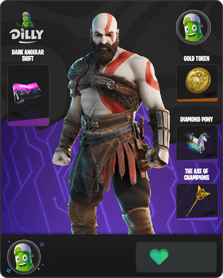 Kratos Fortnite combo