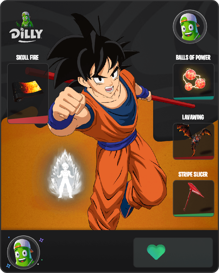 Son Goku Fortnite combo
