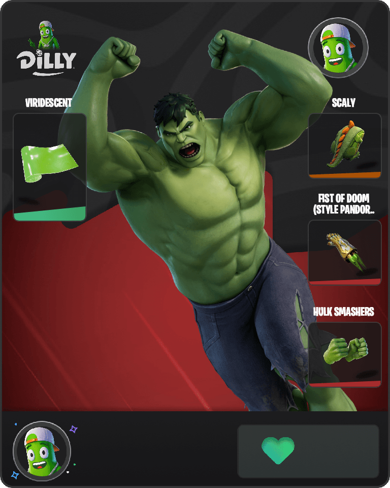 Hulk Fortnite combo