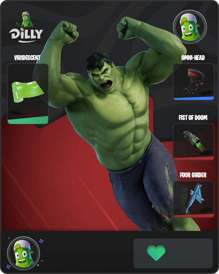 Hulk Fortnite combo