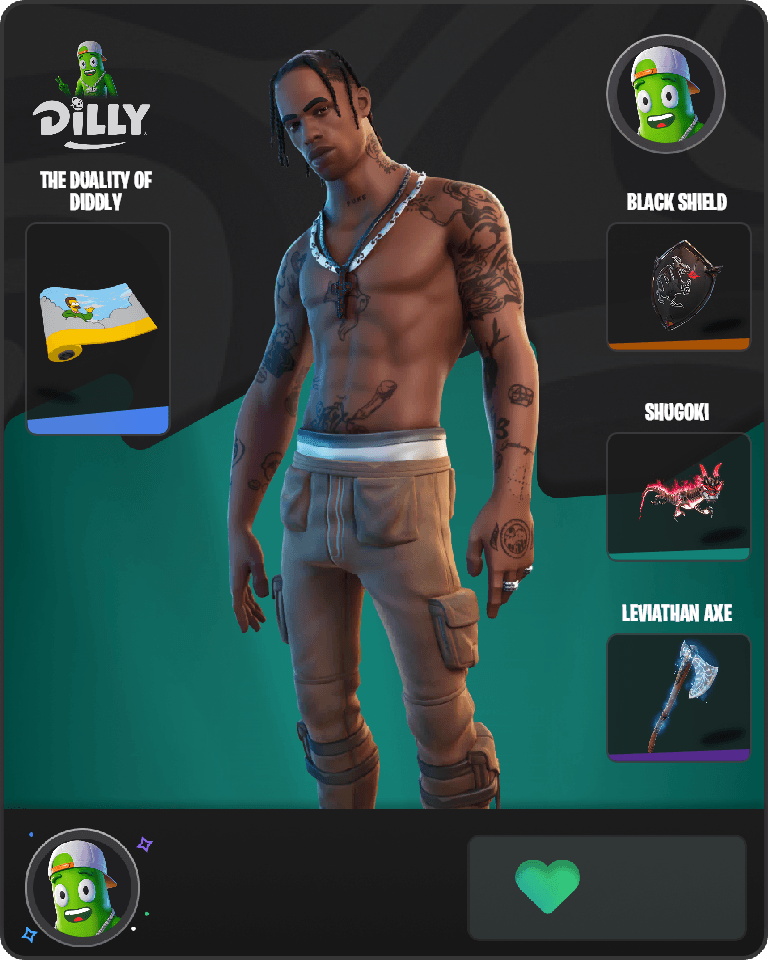Travis Scott Fortnite combo