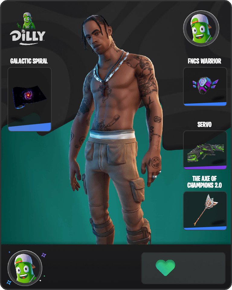 Travis Scott Fortnite combo