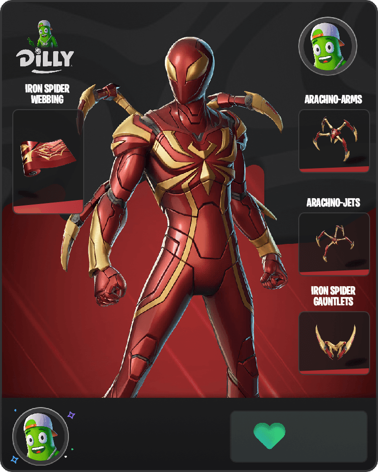 Iron Spider Fortnite combo