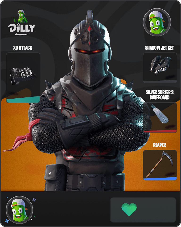 Black Knight Fortnite combo