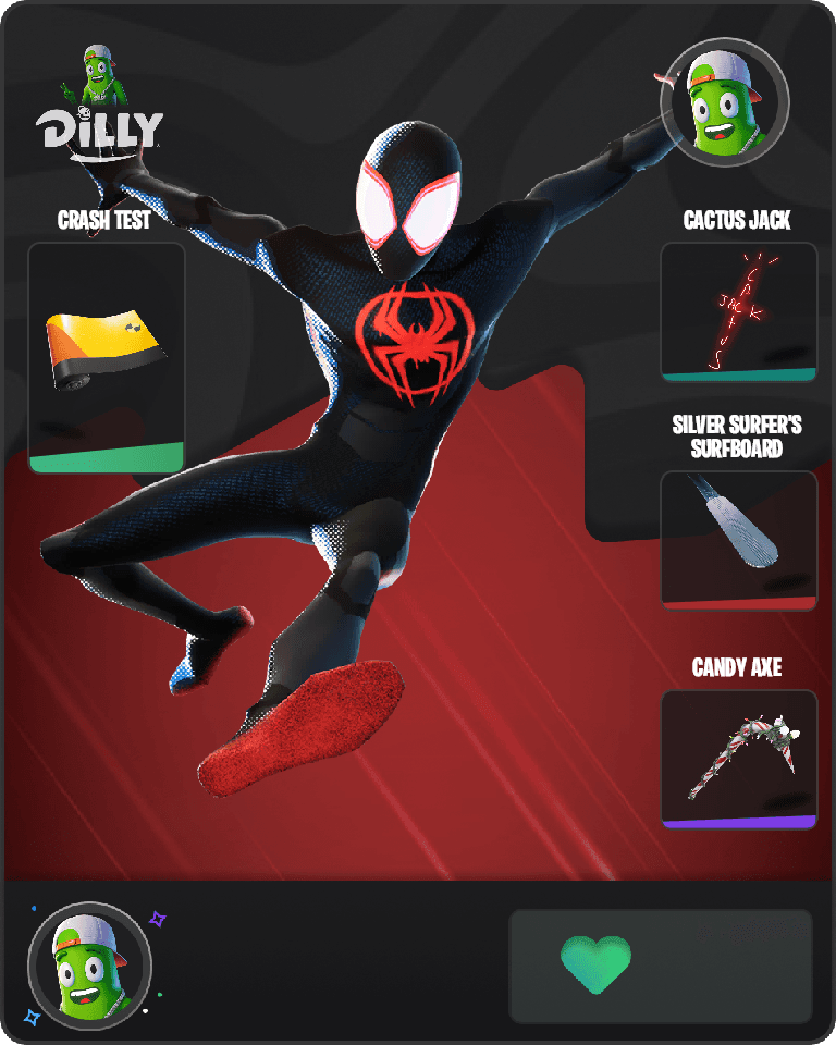 Spider-Man (Miles Morales) Fortnite combo