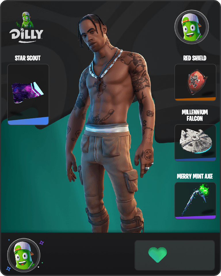 Travis Scott Fortnite combo