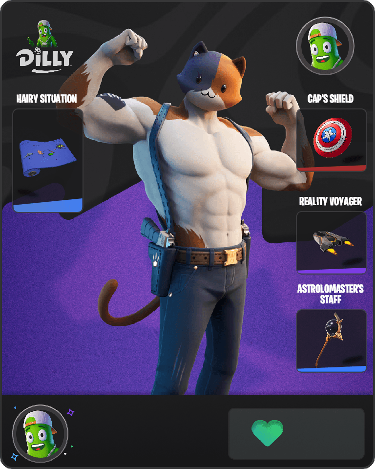 Meowscles Fortnite combo