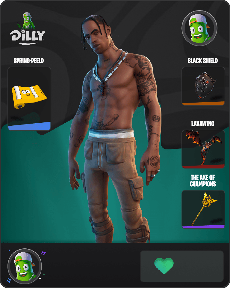 Travis Scott Fortnite combo