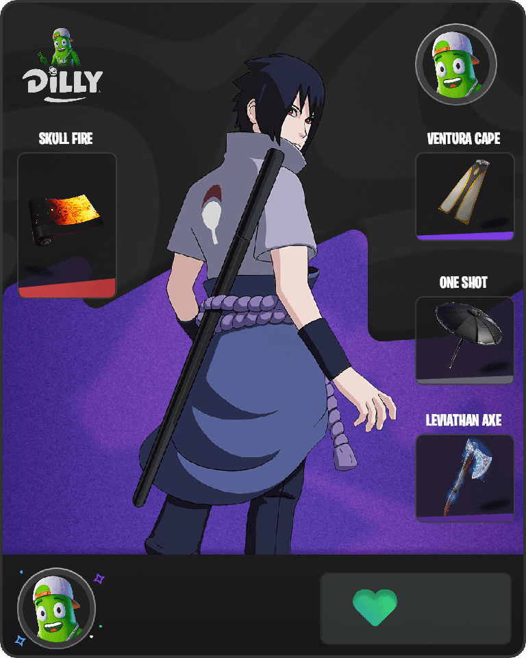 Sasuke Uchiha Fortnite combo