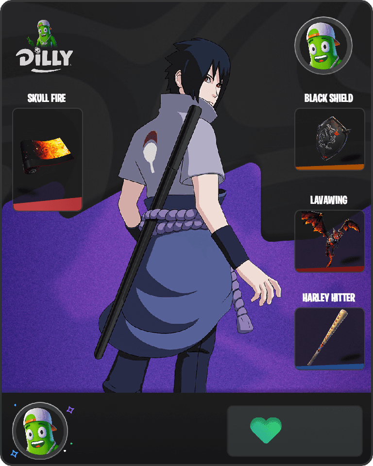 Sasuke Uchiha Fortnite combo