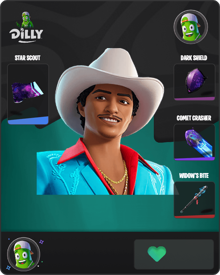 Die With A Smile Bruno Fortnite combo