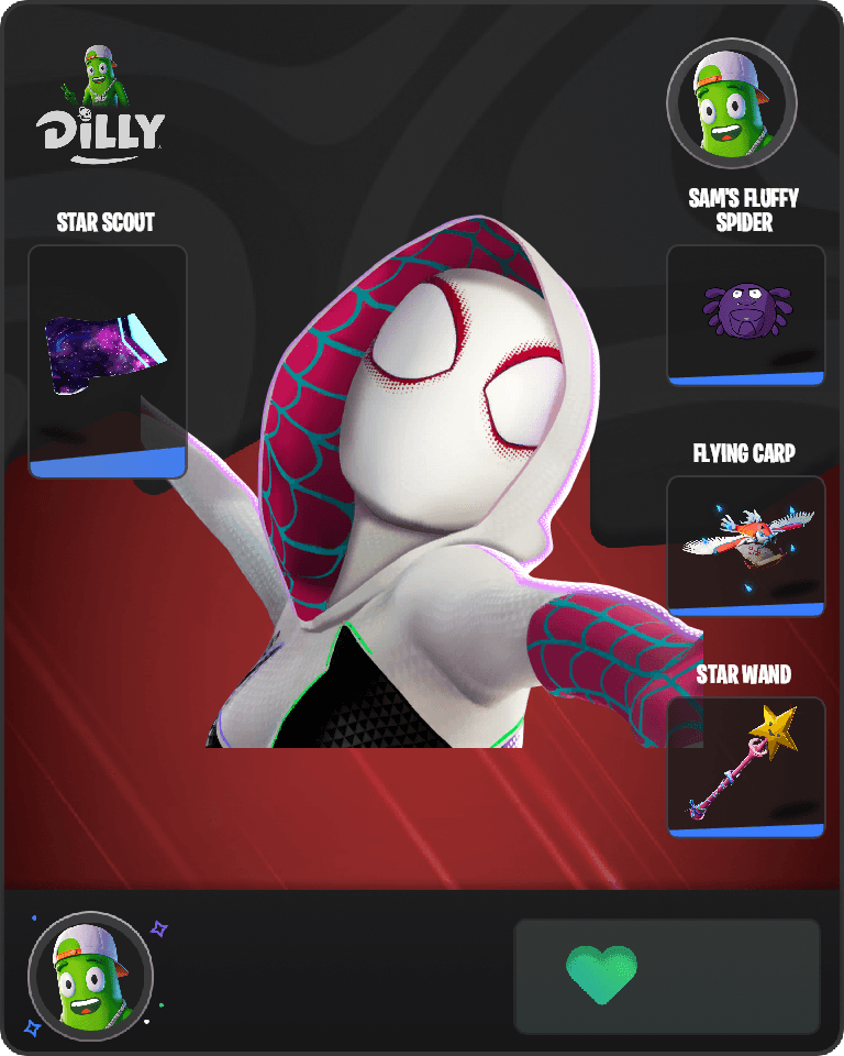 Spider-Gwen Fortnite combo