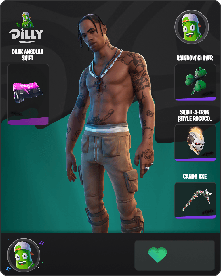 Travis Scott Fortnite combo
