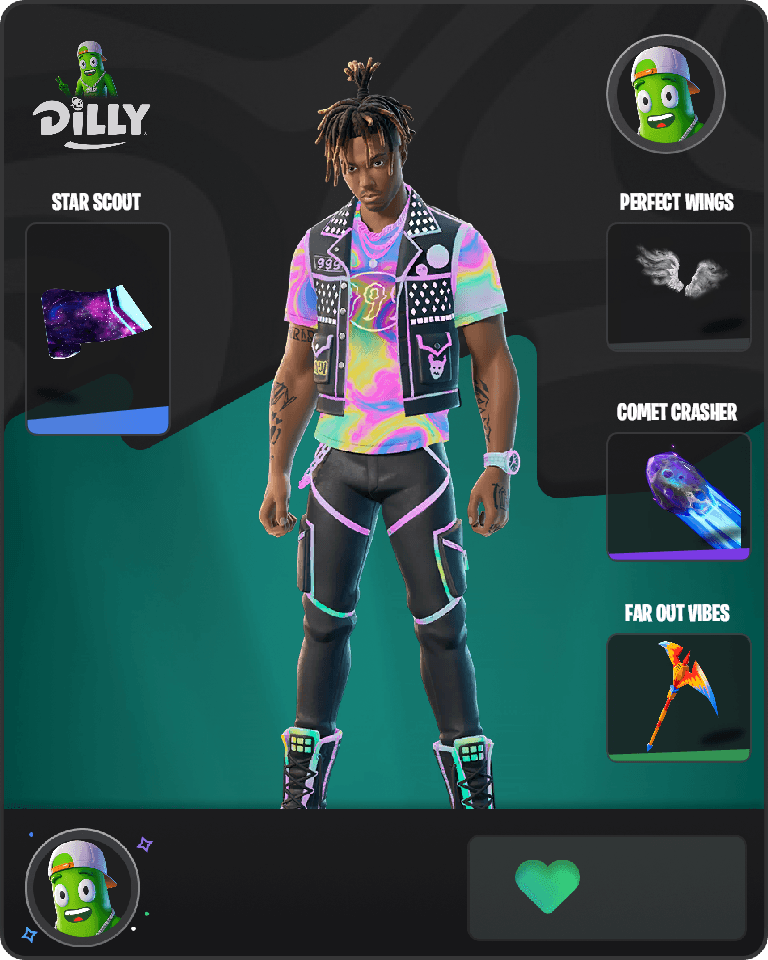 Juice WRLD Fortnite combo